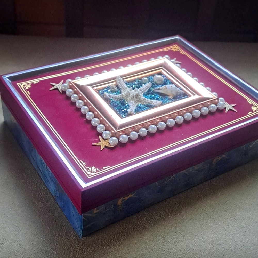 SEASHELL KEEPSAKE BOX